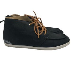 UGGs Australia Men's Black Ankle Chukka Black Leather Boots Size 12